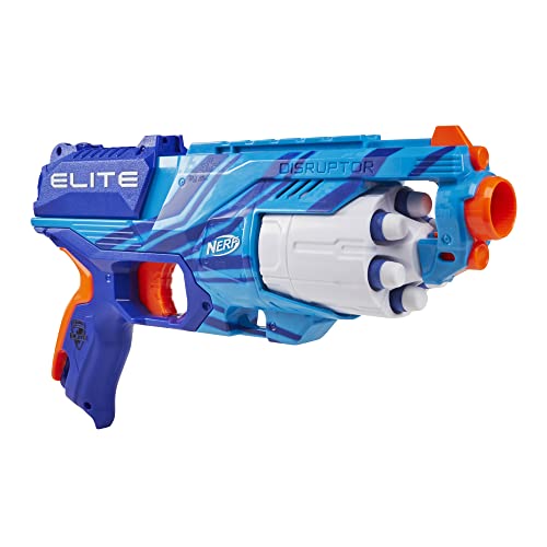 NERF Elite Disruptor Blaster Reflex, Slam Fire, Blue (Amazon Exclusive)