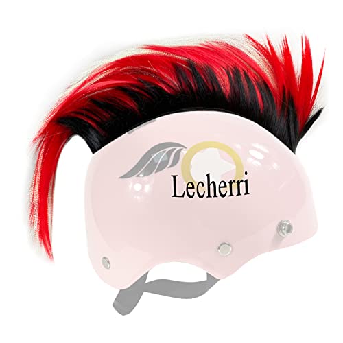 Lecherri Mohawk for Helmet 1PCS Helmet Accessories Helmet Hair for Party Christmas (Helmet Not Included)