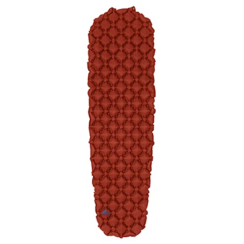 Kelty Cosmic Mummy Air Sleeping Pad, Backpacking Ultralight Inflatable Sleeping Pad, Orange