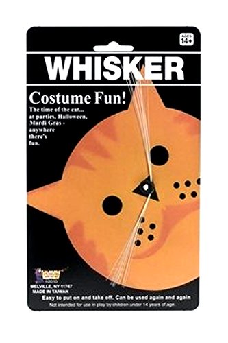 Forum Novelties 51543 Whiskers - White Accessory color, One Size, Multi, Pack of 1