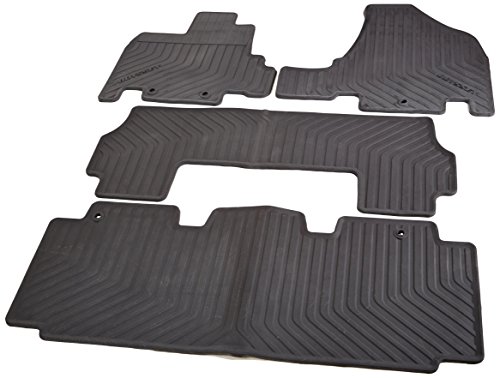 Honda All Season Floor Mats for 08P13-TK8-110 (Black)