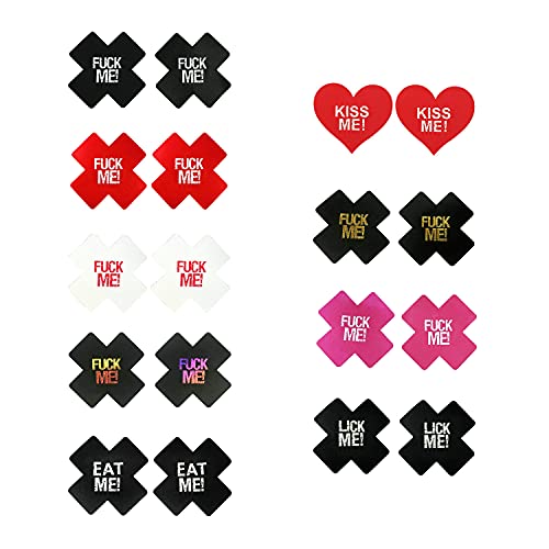 Celamirio Women's Sexy Disposable Pasties Nipple Covers 9 Pairs