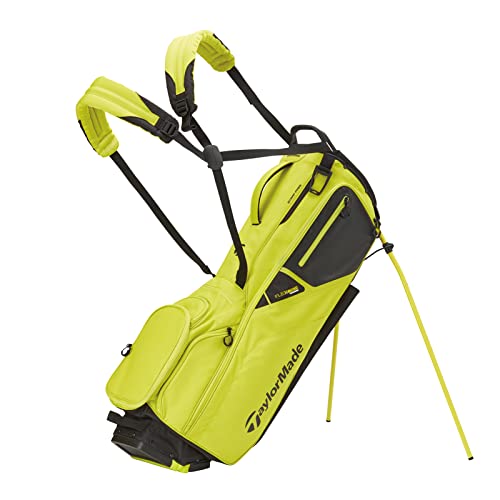 TaylorMade 2022 Flextech Stand Bag, Neon Black, Large