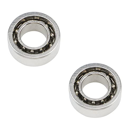 Antrader Chrome Steel R188 Fidget Spinner Bearing High Speed Deep Groove Ball Bearing 1/4' x 1/2' x 3/16' Pack of 2
