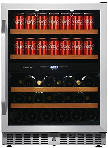 EdgeStar CWB8420DZ 24 Inch Built-In Wine and Beverage Cooler