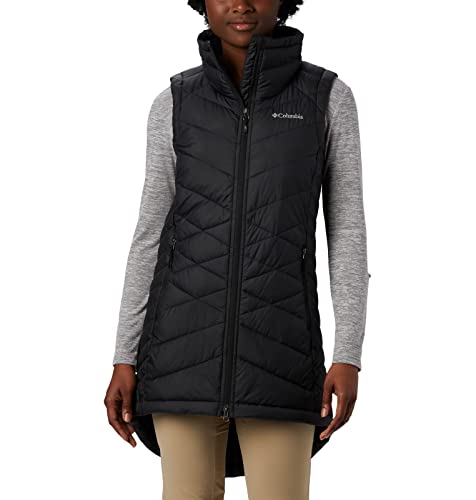 Columbia Women's Heavenly Long Vest, Black, X-Large