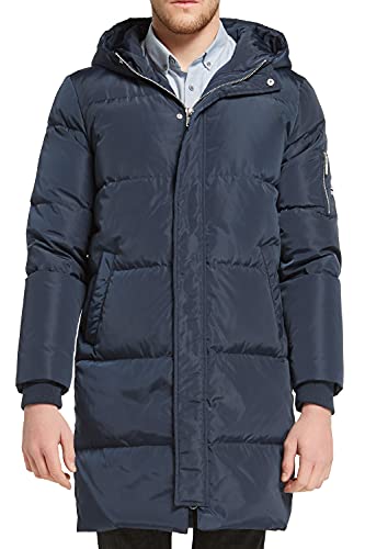 Orolay Men’s Thickened Down Jacket Winter Warm Down Coat Navy