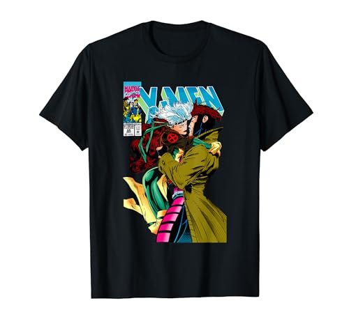 Marvel X-Men Gambit & Rogue Beautiful Couple Cover T-Shirt