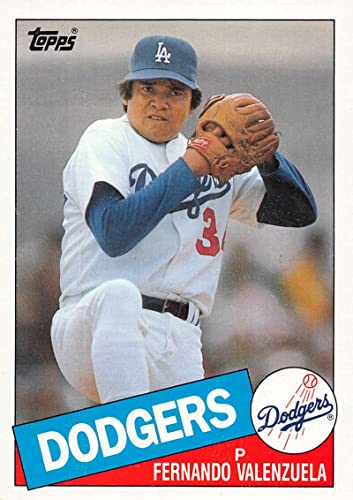 1985 Topps Super #52 Fernando Valenzuela NM-MT Los Angeles Dodgers Baseball
