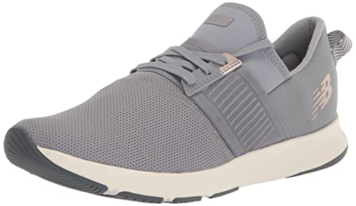 New Balance Women's Dynasoft Nergize V3 Cross Trainer, Heather Grey/White, 9