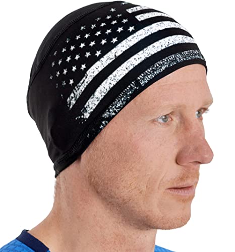 Cooling Skull Cap for Men - Hard Hat Liner, Cycling Skull Cap, Head Caps for Men, Skull Cap Helmet Liner for Motorcycle