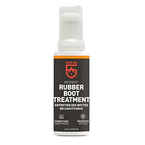 Gear Aid Revivex Rubber Boot Treatment, Conditioner and Neoprene Protector, Restore Shine While Providing Protection from UV Rays and Grime, 4 fl oz