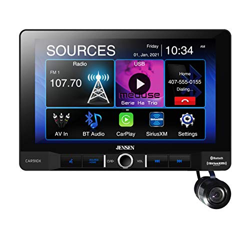 Jensen CAR910X 9' Digital Multimedia Receiver Bundled with + (1) Bullet Style Backup Camera