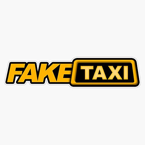 Fake Taxi Sticker Vinyl Bumper Sticker Decal Waterproof 5'