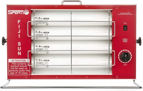 Sperti Maintain Your Summer Tan Through Winter Fiji Sun Indoor Tanning Lamp Adjustable, FDA Cleared, Auto Timer & UV Safety Glasses, Trusted USA Company, 50K Sold!