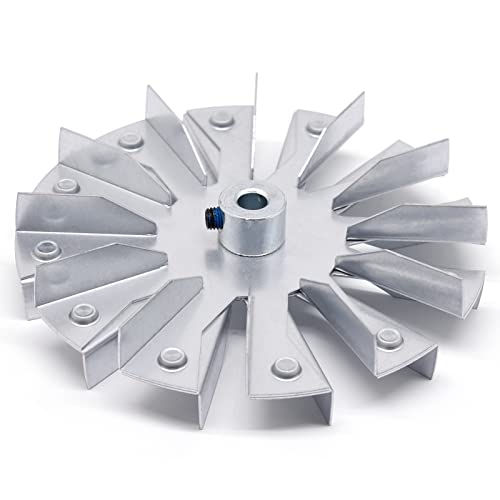 Criditpid Replacement 3-20-502221 Double Paddle Exhaust Fan Blade for Harman P68, XXV, P43, P61, P38, P38+ Pellet Stoves, 5' Double-sided Motor Blade for Harman Advance, Accentra 52i.