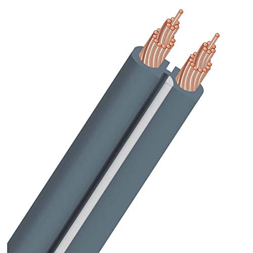 AudioQuest X-2 bulk speaker cable 50' (15.24m) spool - gray jacket 14 AWG