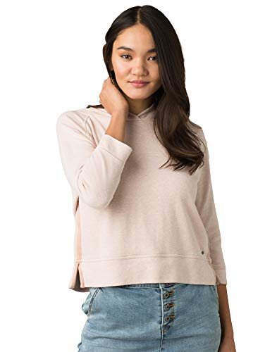 prAna Women's Cozy Up Summer Pullover, Champagne Heather, Medium