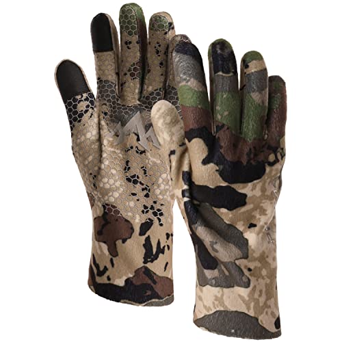 PNUMA Men's Recon Element Proof Breathable Waterproof Stretchy Mid-Season Hunting Gloves with Tech-Touch Panels, Caza, Large