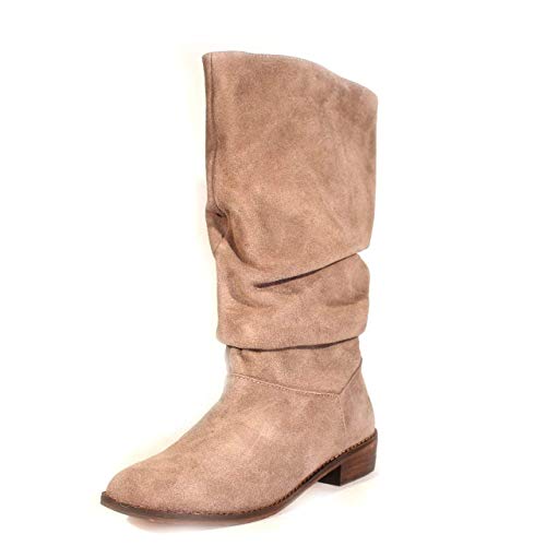 Chelsea Crew Kasper Women's Slouch Knee Boots Taupe 6