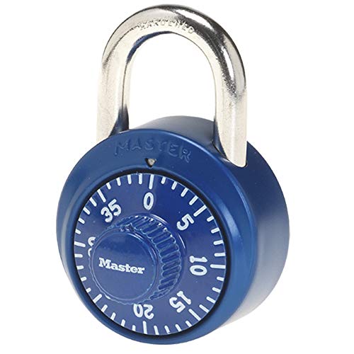 Master Lock Combination Locker Lock, Combination Padlock for Gym and School Lockers, Colors May Vary