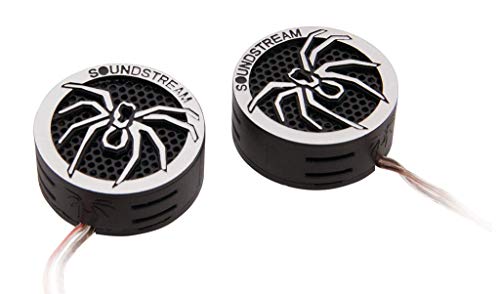 Soundstream TWT.5 1-Inch TWT Series PEI Dome Tweeters , Black