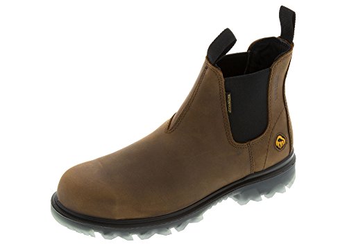 WOLVERINE mens I-90 Waterproof Composite-toe Romeo Slip-on Construction Boot, Brown, 10 US