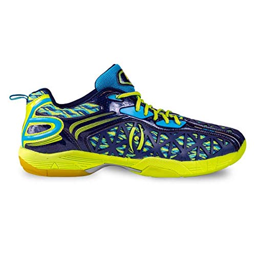 Harrow Typhoon Indoor Court Shoe Navy/Lime (9.5)