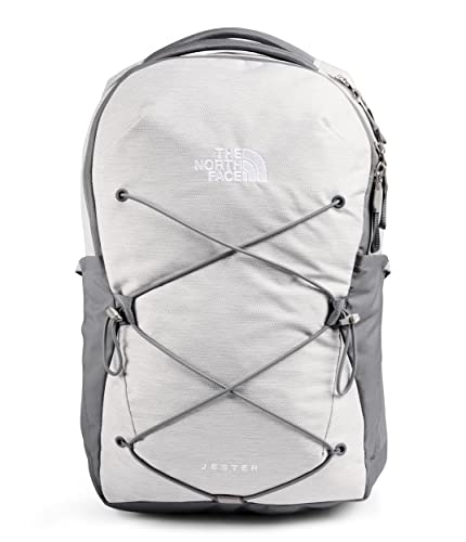 THE NORTH FACE Women's Every Day Jester Laptop Backpack, TNF White Metallic Mélange/Mid Grey, One Size