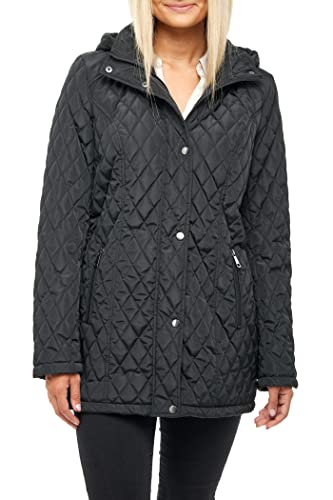 Sebby S.E.B Quilted Jacket for Women - Black Medium