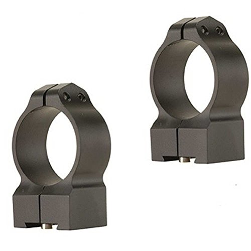 WARNE 15TM Tikka Permanently Attached Scope Rings, Solid Steel, Vertically Split, 30 mm, High Matte
