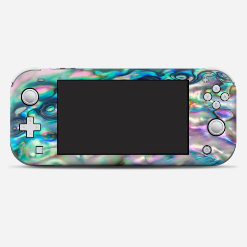 IT'S A SKIN Skins Compatible with Nintendo Switch Lite - Protective Decal Overlay Stickers Skins Cover - Abalone Shell Pink Green Blue Opal
