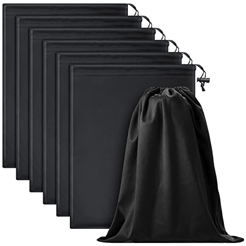 Flutesan 6 Pieces Adult Toy Storage Bag Microfiber Ski Goggle Bag Sunglasses Pouch Case Foldable Adjustable Drawstring Bag (9 x 11.8 Inch)