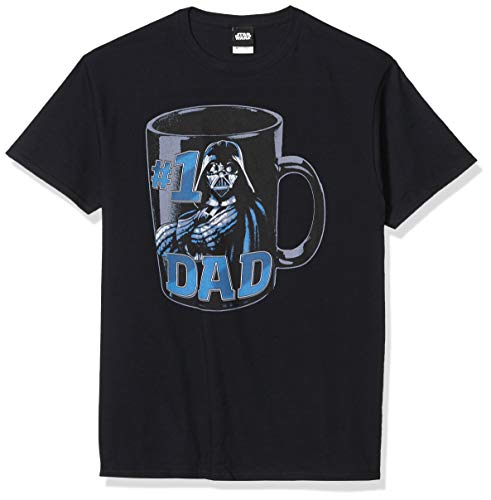 Star Wars Men's Dad Mega Mug T-Shirt, Black, Medium