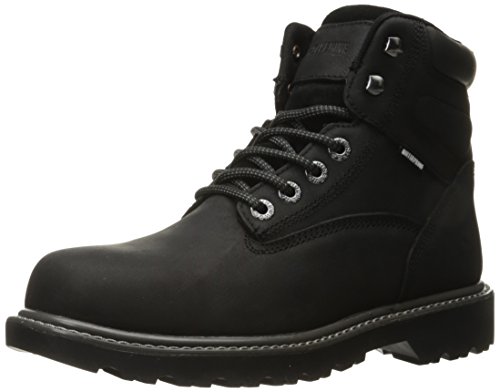 Wolverine Men's Floorhand Waterproof Steeltoe 6' Work Boot, Black, 8EW