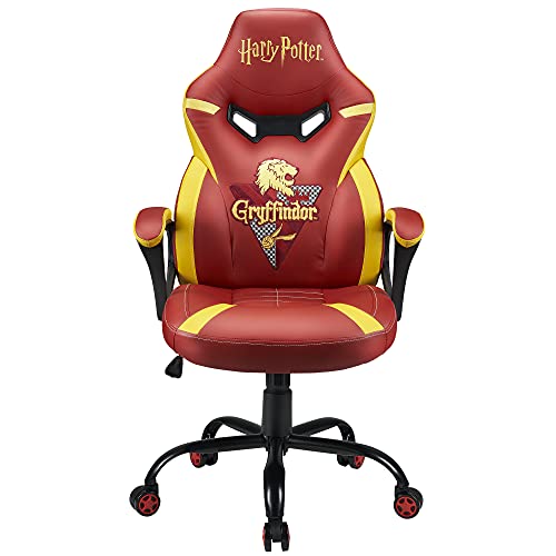 SUBSONIC Harry Potter - Junior Gamer Chair Gryffindor - Gaming Office Chair for Children and Teens- Official License