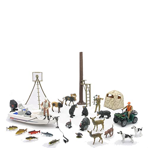 New-Ray Deluxe Hunting Playset