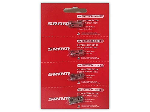 SRAM AXS PowerLock Chain Connector 12-Speed Road Chain Link w Decal - Available in 2-Pack and 4-Pack (4)