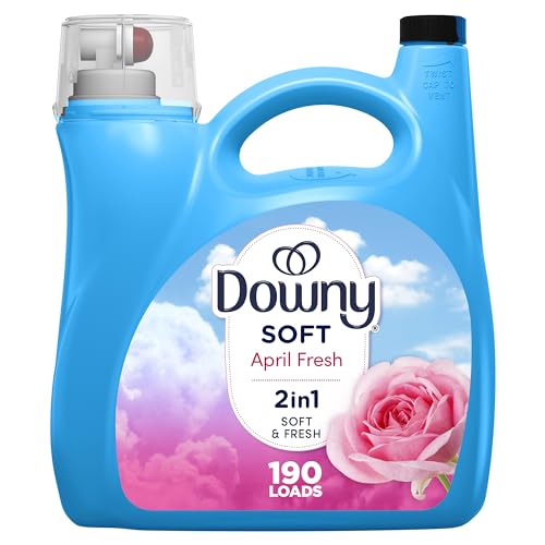 Downy Fabric Softener Liquid, April Fresh Scent, 140 fl oz, 190 Loads