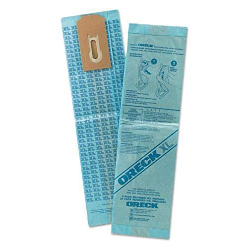 Oreck Commercial PK800025 Upright Vacuum Disposable Bag, For Upright Vacuum (Pack of 25),Blue