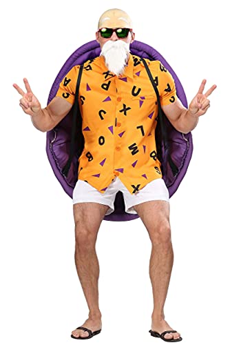Dragon Ball Z Master Roshi Costume Adult Anime Cosplay Costumes for Men Medium