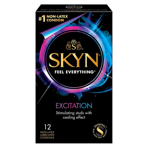 SKYN Excitation – 12 Count – Lubricated Latex-Free Condoms