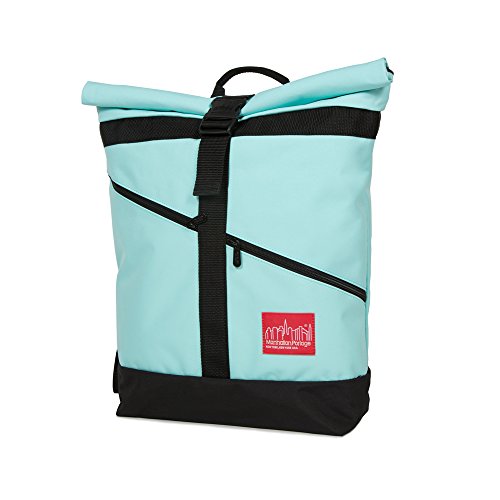 Manhattan Portage Downtown ROLL-N Backpack made with Cordura High Performance Polyester (Aruba Blue)