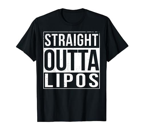 Straight Outta LiPos Funny T Shirt FPV Drone Racing RC Pilot