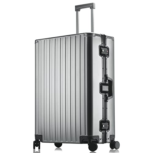 Sindermore Luggage, Aluninum Hardside Suitcase With TSA Lock (Gunmetal Gray, 29 inch Check-In Large)