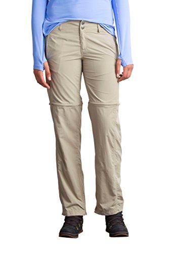 ExOfficio Women's BugsAway Sol Cool Ampario Convertible Hiking Pants, Petite, Tawny, Size 10