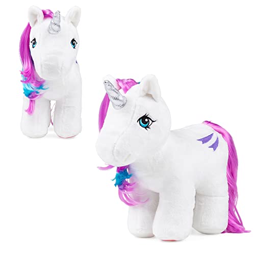 My Little Pony Unicorn and Pegasus Plush - Glory - Collector Plushie, Retro Stuffed Toy Animal, Kid, Toddler, Girl, boy, Mom, Birthday, Ages 3+