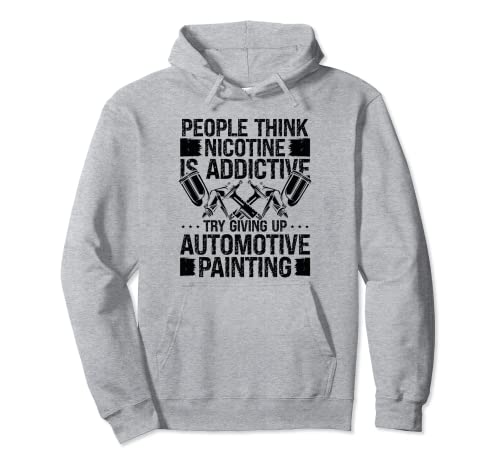 Autobody Technician Spray Auto Body Painting Car Detailer Pullover Hoodie