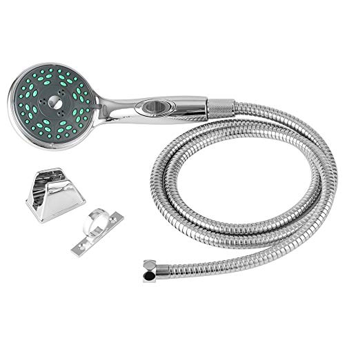 Dura Faucet Premium RV Handheld Shower Wand and Hose Kit - Eco-Friendly On/Off Switch (Chrome)
