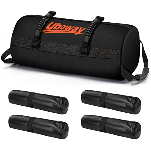 Uboway Sandbag Workout Bag: Sand Bags for Weight Training, Adjustable Weight Workout Sandbag, Workout Sandbags with Handles, Strength Training Equipment for Home Gym 10-40 LBS